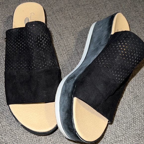 Dr. Scholl’s Original Collection slides slip on shoes sandals platform - Picture 2 of 7